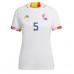 Fotballdrakt Dame Belgia Jan Vertonghen #5 Bortedrakt VM 2022 Kortermet